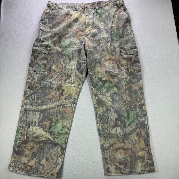Wrangler Rugged Wear Pants Mens 44x32 (Fits 44 x31) Camouflage Hunting Advantage - Picture 1 of 11